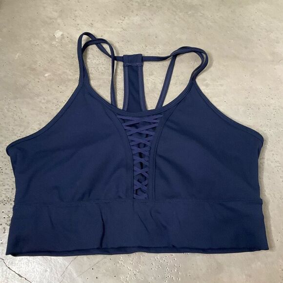 Nike Dry Laced Cropped Training Tank Top - Picture 3 of 8